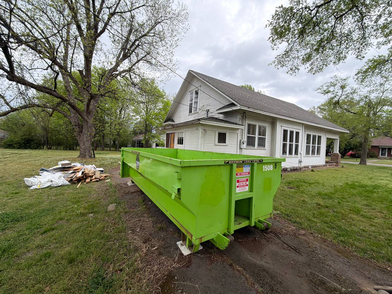 JCS Disposal roll-off dumpster service in Atkins, AR