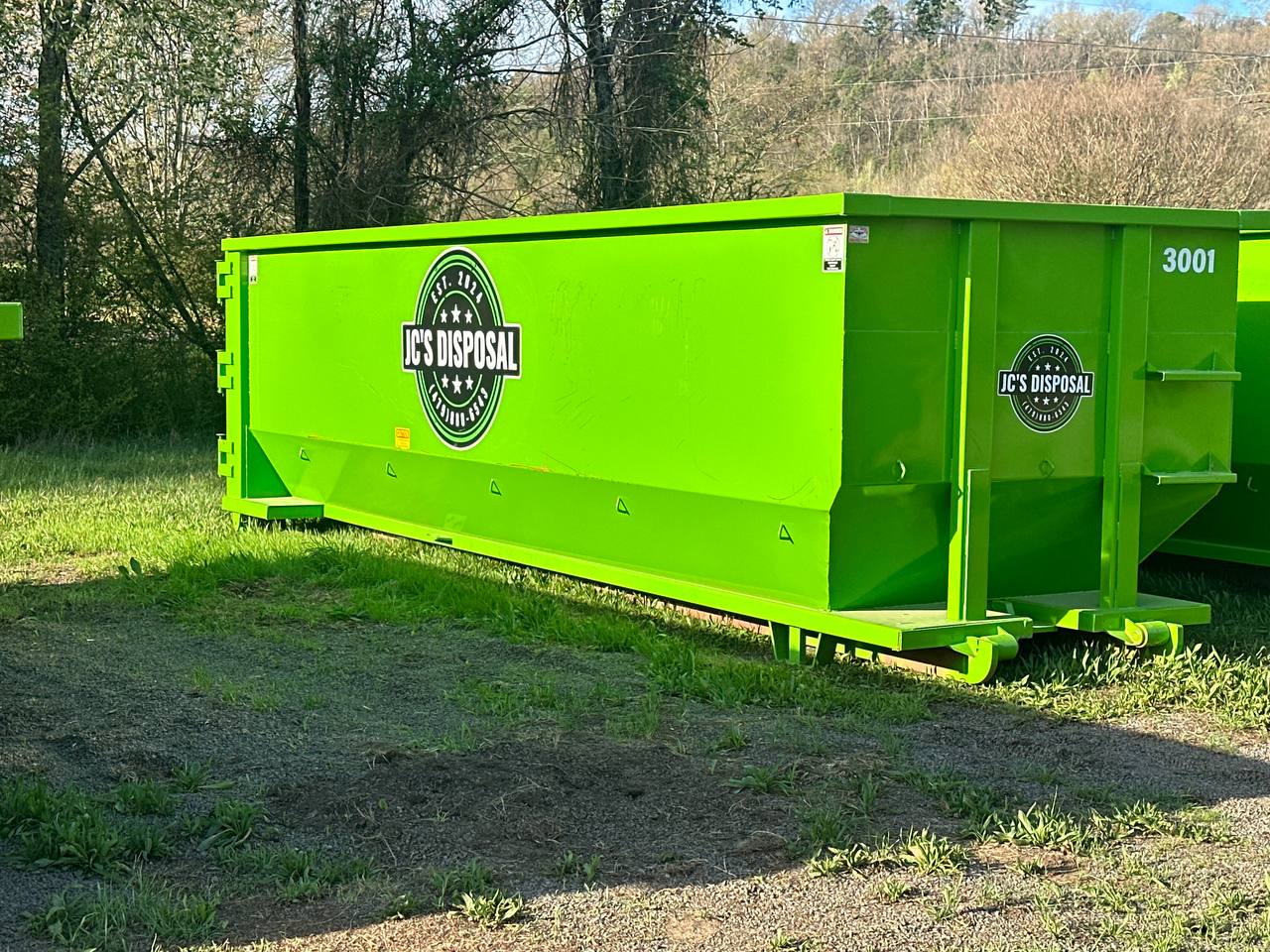 JCS Disposal roll-off dumpster service in Dardanelle, AR