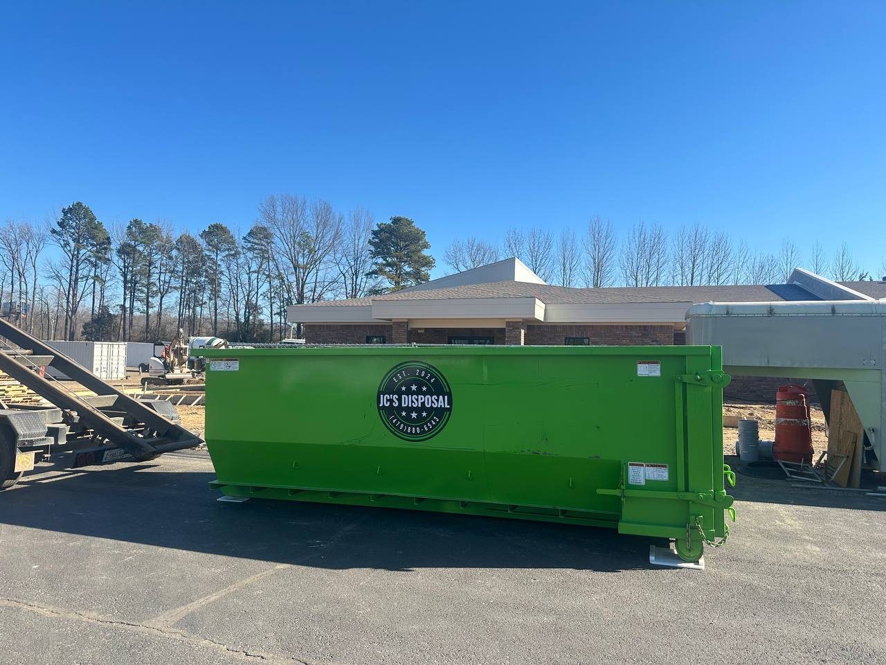 JCS Disposal roll-off dumpster service in Morrilton, AR